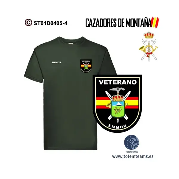 Camiseta EMMOE Escudo Antiguo - Cazadores de Montaña - Imagen 9