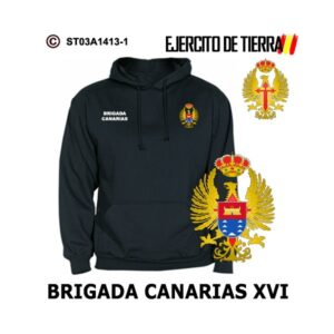 Sudadera-capucha Brigada Canarias XVI