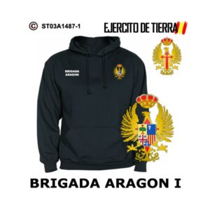 Sudadera-capucha Brigada Aragón I