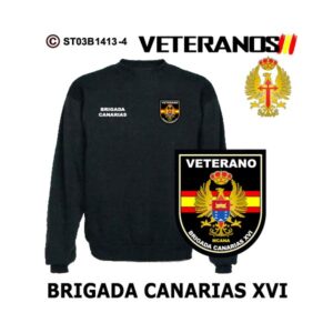 Sudadera-clásica Veterano Brigada Canarias XVI