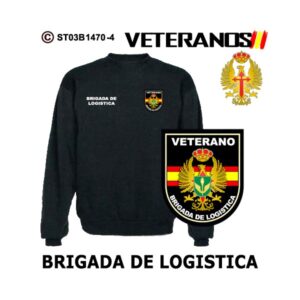 Sudadera-clásica Veterano Brigada de Logística