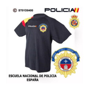 Camiseta Bandera Escuela Nacional de Policía Nacional