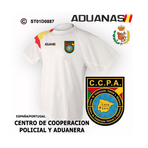 Camiseta Caya Caia Centro de Cooperación Policial y Aduanera SVA - Imagen 3