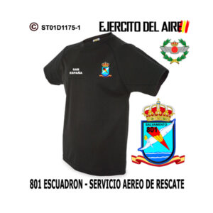 Camiseta 801 Escuadrón SAR - Ejercito del Aire - Imagen 4