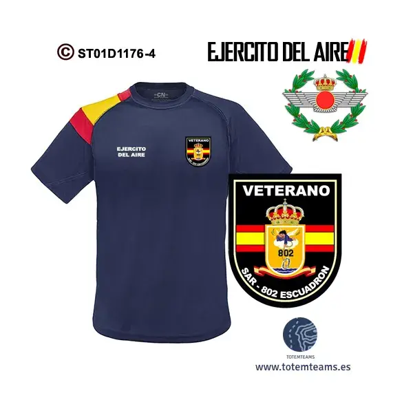 Camiseta 802 Escuadrón SAR – Ejercito del Aire - Imagen 5