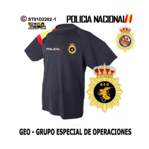 Camiseta GEO Grupo Especial de Operaciones Policía Nacional