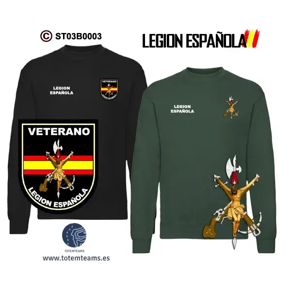 Sudadera-clásica Cristo de la Buena Muerte Legión Española
