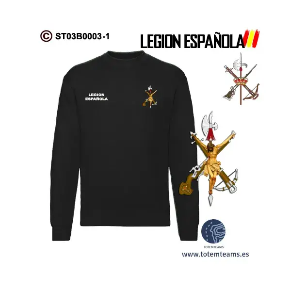 Sudadera-clásica Cristo de la Buena Muerte Legión Española - Imagen 2
