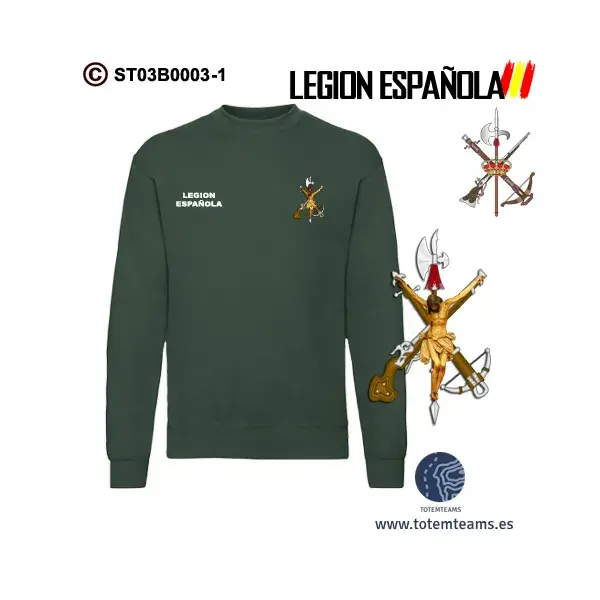 Sudadera-clásica Cristo de la Buena Muerte Legión Española - Imagen 3