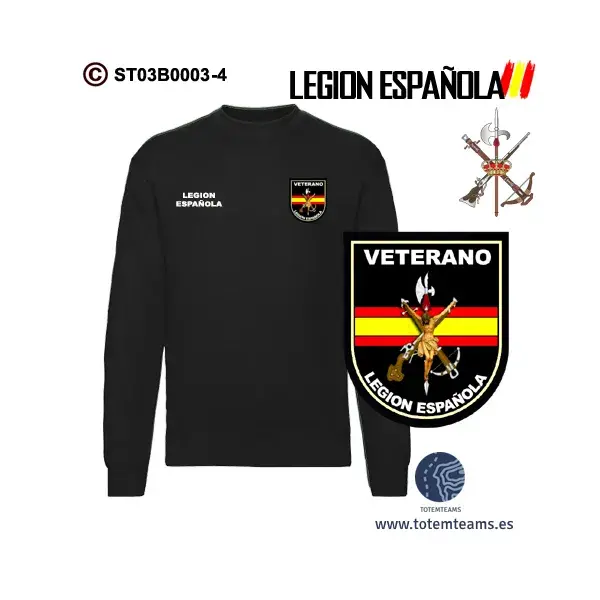Sudadera-clásica Cristo de la Buena Muerte Legión Española - Imagen 4