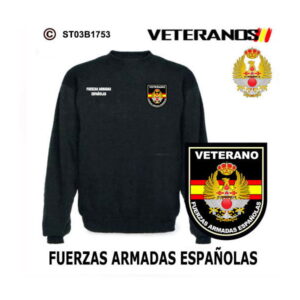 Sudadera clásica Fuerzas Armadas Españolas Veterano