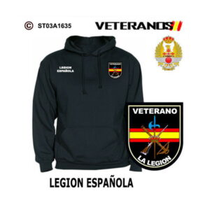 Sudadera capucha Veterano Legión Española