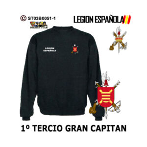 Sudadera-clásica Iº Tercio Gran Capitán – Legión Española