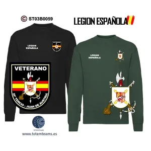 Sudadera-clásica IIIº Tercio Juan de Austria Legión Española
