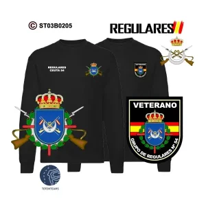 Sudadera-clásica Ceuta 54 Grupo de Regulares
