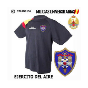 Camiseta BanderaM1 Ejercito del Aire Milicias Universitarias