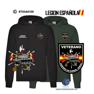 Sudadera-capucha Compañía de Carros Bakali - Legión Española