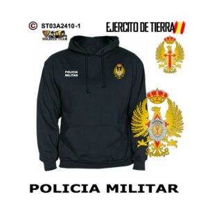 Sudadera-capucha Policía Militar Ejercito de Tierra