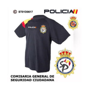 Camiseta Comisaria Gral. de Seguridad Ciudadana - Policía Nacional
