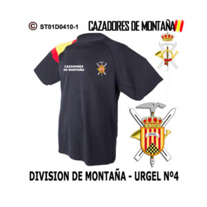 Camiseta División Montaña Urgel Nº4 - Cazadores de Montaña