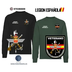 Sudadera-clásica Caballero Legionario Paracaidista Legión Española