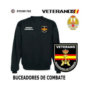 Sudadera-clásica Veterano Buceadores de Combate Armada Española