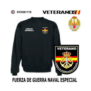 Sudadera clásica Veterano Fuerza de Guerra Naval Especial Armada Española