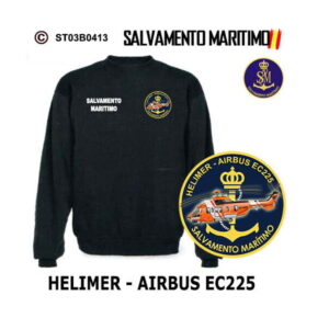 Sudadera-clásica Helimer Airbus EC225 Salvamento Marítimo