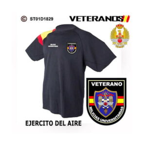 Camiseta Bandera Ejercito del Aire Milicias Universitarias Veterano