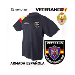 Camiseta Veterano Milicias Universitarias Armada Española
