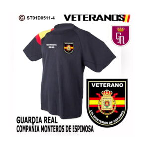 Camiseta Bandera Veterano Monteros de Espinosa Compañía – Guardia Real
