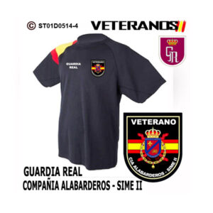 Camiseta Veterano SIME-II – Compañía Alabarderos – Guardia Real