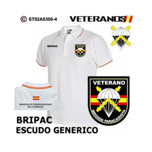 Polo bandera Veterano BRIPAC - Escudo Genérico