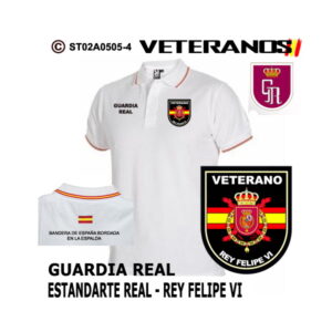 Polo Veterano Estandarte Rey Felipe VI Guardia Real