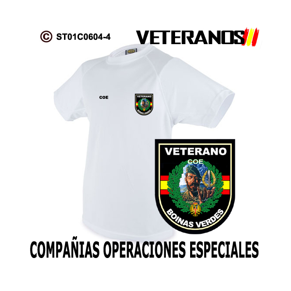 Camiseta-técnica Veterano M2 COE – Boina Verde