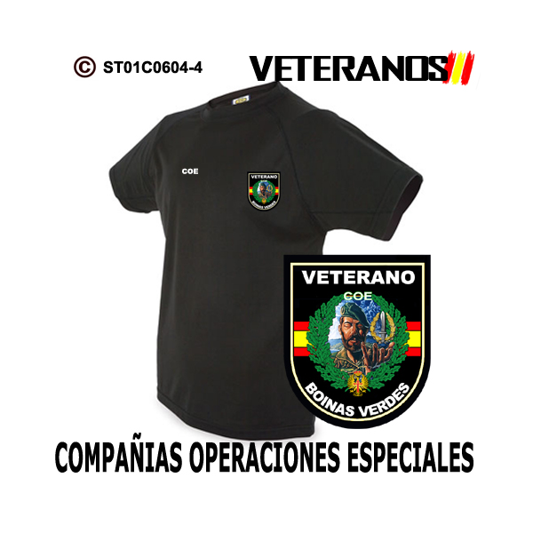 Camiseta-técnica Veterano M2 COE – Boina Verde