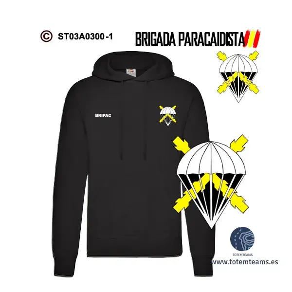 Sudadera-capucha BRIPAC – Escudo Genérico - Imagen 2