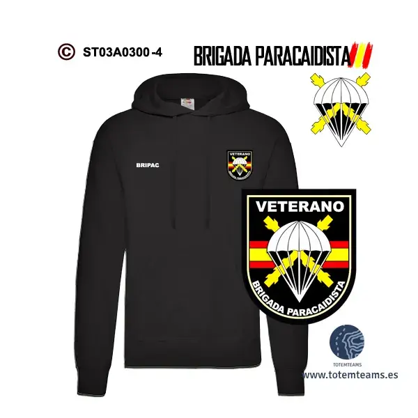 Sudadera-capucha BRIPAC – Escudo Genérico - Imagen 4