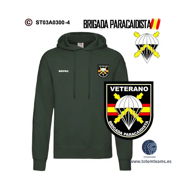 Sudadera-capucha BRIPAC – Escudo Genérico - Imagen 5