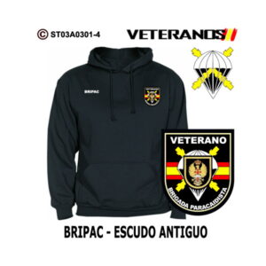 Sudadera-capucha Veterano BRIPAC - Brigada Paracaidista