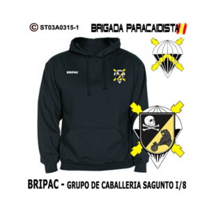 Sudadera-capucha Grupo Sagunto I/8 BRIPAC