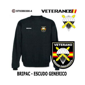 Sudadera-clásica Veterano Brigada Paracaidista - BRIPAC