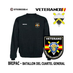 Sudadera-clásica Veterano Batallón del Cuartel General BRIPAC
