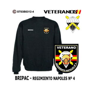 Sudadera-clásica Veterano Regimiento Nápoles Nº4 BRIPAC