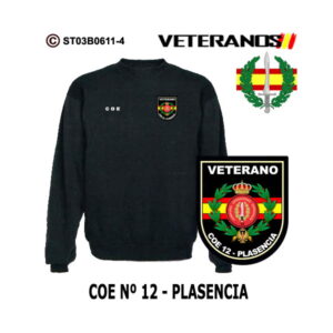 Sudadera-clásica Veterano COE Nº12 Plasencia - Boina Verde