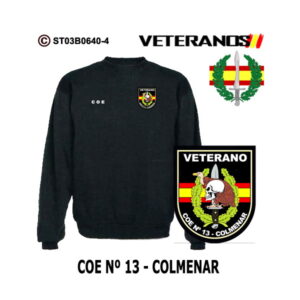 Sudadera-clásica Veterano COE 13 Colmenar - Boina Verde