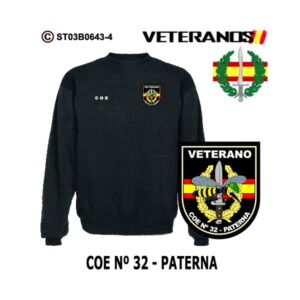 Sudadera-clásica Veterano COE 32 Paterna – Boina Verde