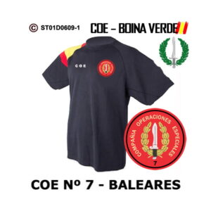 Camiseta COE – Nº7 Baleares – Boina Verde