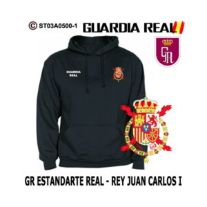 Sudadera-capucha Rey Juan Carlos I Estandarte Real – Guardia Real