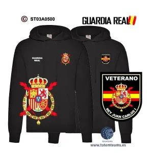Sudadera-capucha Rey Juan Carlos I Estandarte Real – Guardia Real